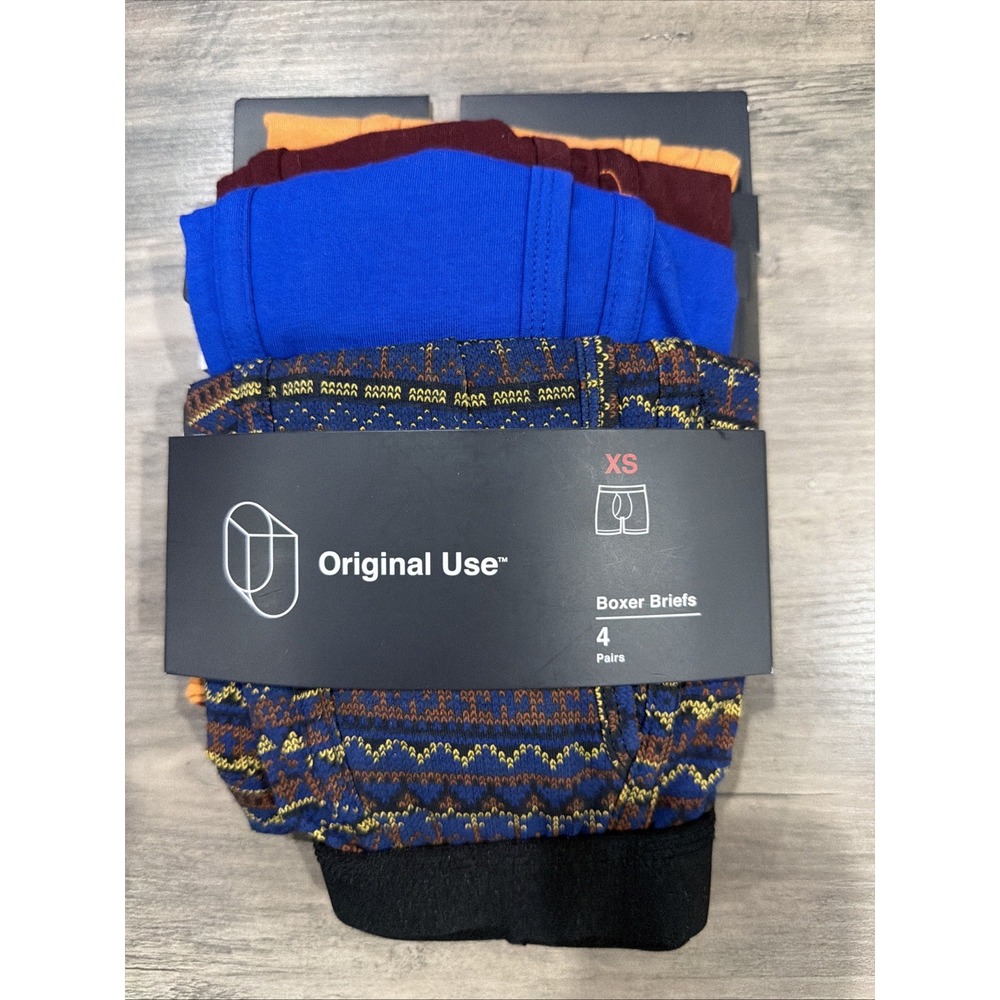 🐻 Men's Fairisle/Celestial Badge Boxer Briefs - Original Use‼️3 Pieces (XS)
